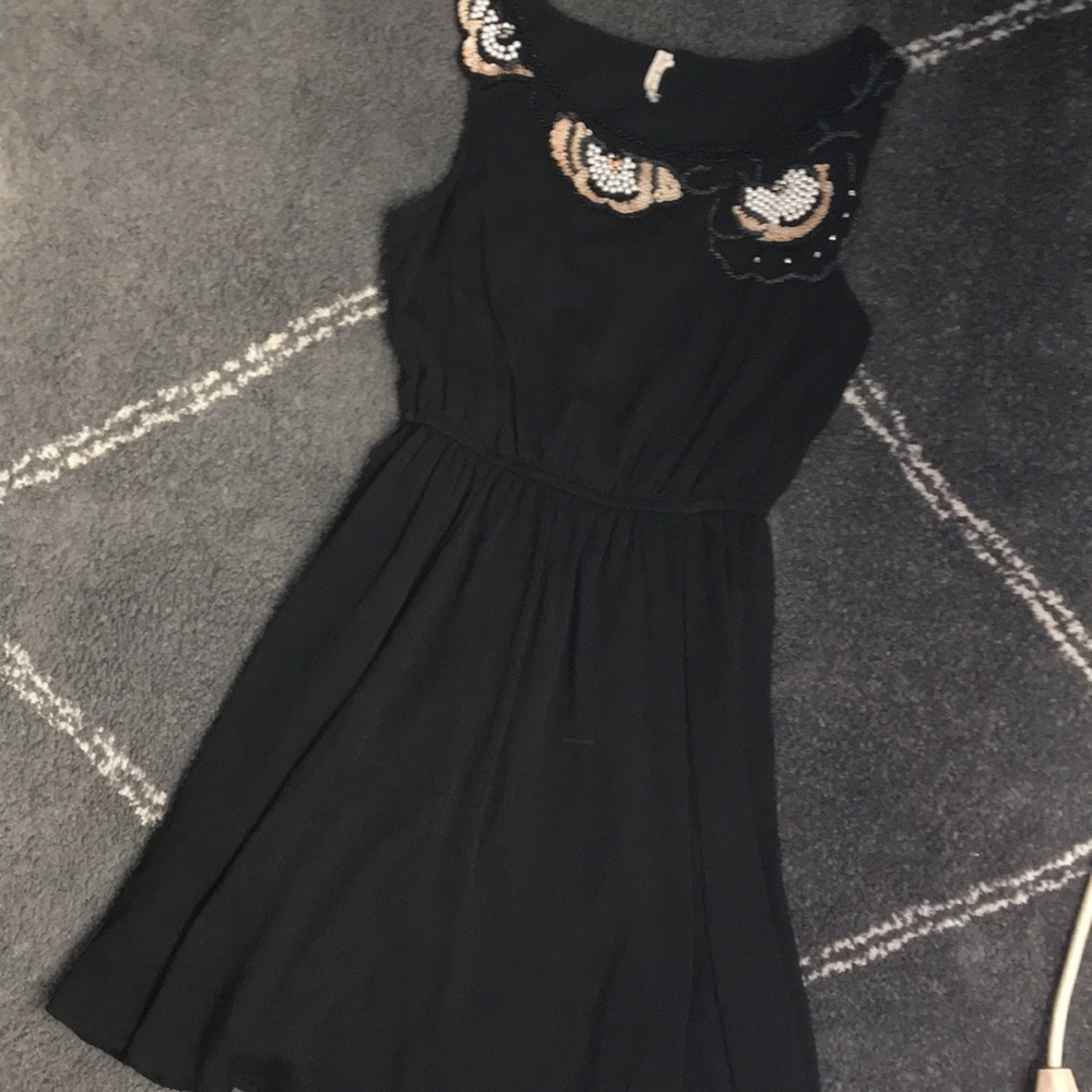 Ladies Black Sequined Dress